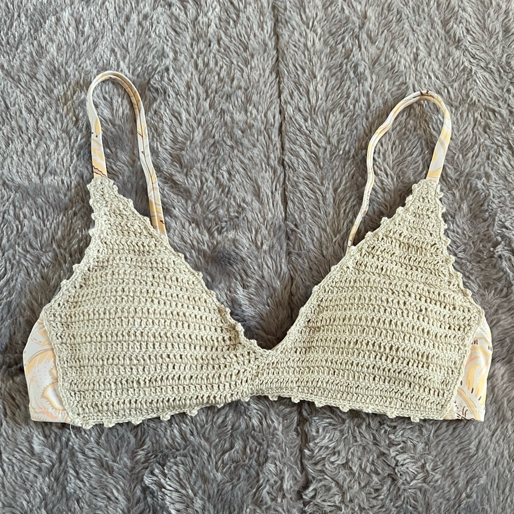 Xhilaration Cream Bikini Top